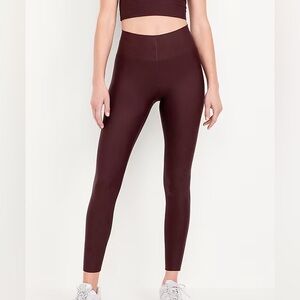 Old navy powersoft sculpt legging in boxwood nwt boxwood brown color small